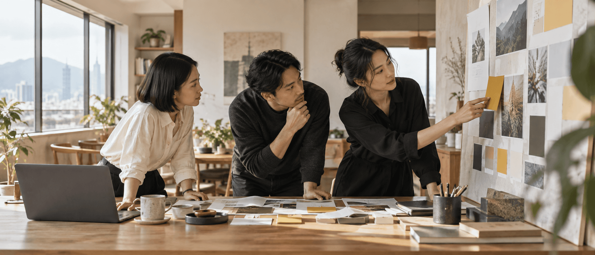 品牌策略顧問與企業團隊協作的專業場景